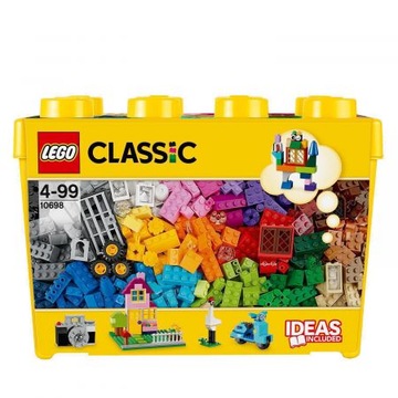 Kreatywne klocki LEGO duże pudełko 10698