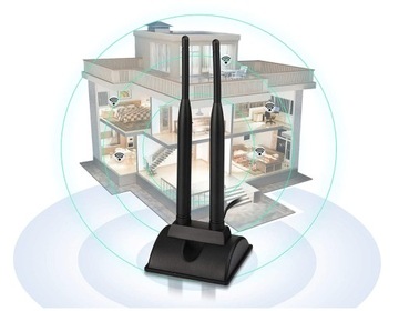 Zewnętrzna antena Wi-Fi 2,4 g / 5,8 g Eightwood