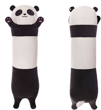 MASKOTKA PLUSZAK PODUSZKA 90 cm DŁUGA PANDA MIŚ