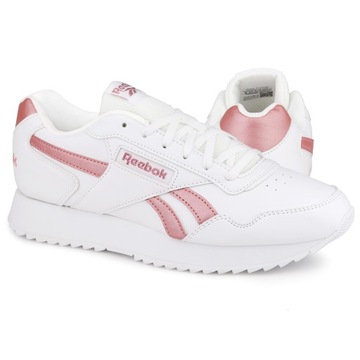 Buty sneakersy damskie Reebok GLIDE RIPPLE DOUBLE WHITE