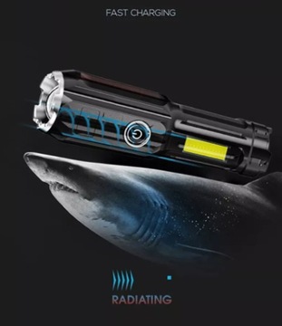 МИНИ ТАКТИЧЕСКИЙ СВЕТОДИОДНЫЙ ФОНАРЬ T6 ZOOM USB МОЩНЫЙ