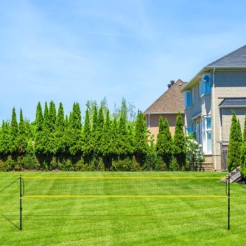 Бадминтонная сетка телескопические стойки с крышкой 6 м Nils NT310