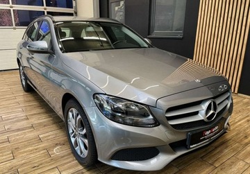Mercedes Klasa C W205 Kombi 200 BlueTEC 136KM 2015 Mercedes-Benz Klasa C AUTOMAT gwarancja bezwypadkowy NAVI hak SKORA, zdjęcie 3