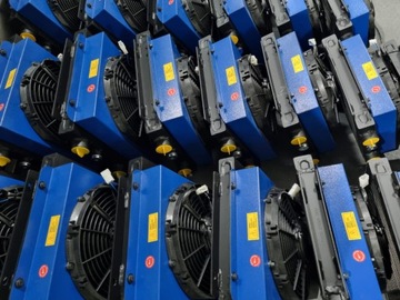 Охладитель гидравлического масла 120 л/мин, постоянный ток 12 В с термостатом масляного радиатора