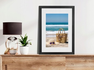 Ramka 50x70 B2 ramka na zdjęcia 50x70 ramki na zdjęcie czarna MDF foto rama