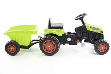 Педальный трактор с ПРИЦЕПОМ, цепной привод, 50 кг