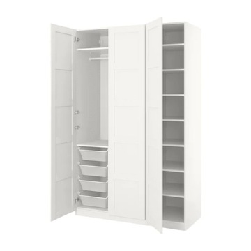 IKEA PAX Szafa biały Bergsbo biały 150x60x236 cm
