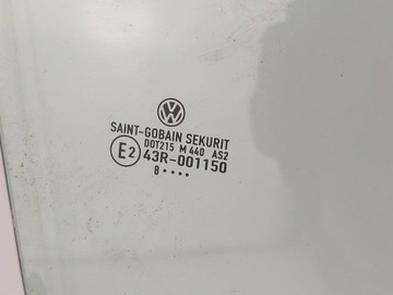 SKLO (OKNO) DVEŘE PRAVÝ PŘEDNÍ PRAVÁ VW FOX (5Z1, 5Z3 5Z4) 3D