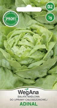 Adinal BUTTER LETTUCE, всесезонный веганский, семена