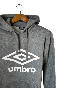 Bluza z kapturem Umbro szara duże logo XXL