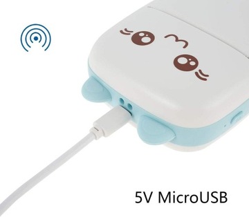 Мини термопринтер Blue Cat для фотографий Bluetooth Android iOS + рулон