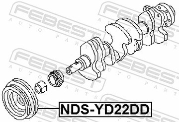 FEBEST NDS-YD22DD KOLO ŘEMENICE HŘÍDEL OJNICE