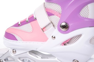 РЕГУЛИРУЕМЫЕ КОНЬКИ РОЛИКОВЫЕ КОНЬКИ 4в1 КОНЬКИ СО СМЕННОЙ ЛАЗКОЙ BESTIF 34-37