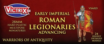 Early Imperial Roman Legionaries Advancing , Victrix
