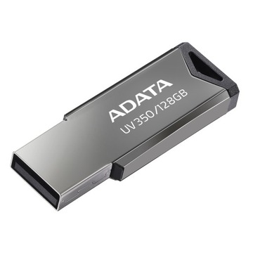 Флэш-накопитель ADATA UV350, 128 ГБ, USB 3.2, металлический