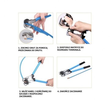 Обжимной станок для больших кабельных наконечников, 60 шт. Е6080