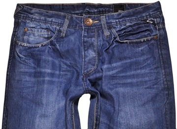 JACK AND JONES spodnie LOW jeans CLARK _ W32 L34