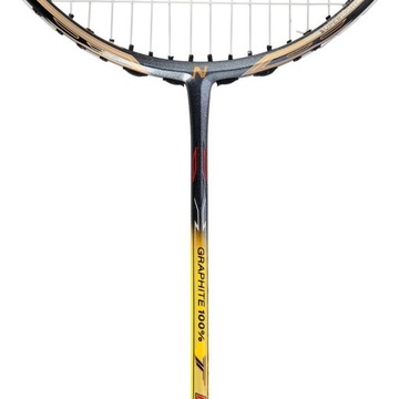 NILS Набор из 2 ракеток в футляре + 3 волана с перьями для бадминтона