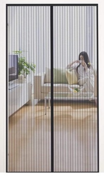 MOSKITIERA NA DRZWI SIATKA MAGNETYCZNA DRZWIOWA 80 X 200 CM SEKEY
