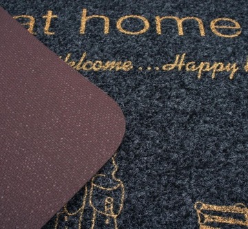 КОВРИК ДЛЯ ОБУВИ ВХОДНОЙ ДОМАШНИЙ, УЛИЧНЫЙ, МОДНЫЙ, 40х60