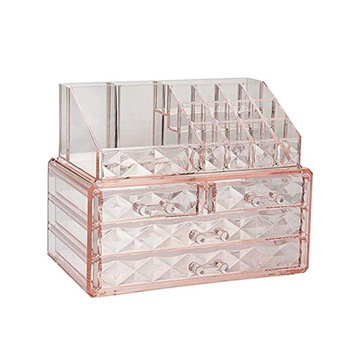 Настольные органайзеры с выдвижными ящиками.Полка для хранения косметики.