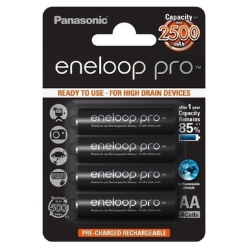 AKUMULATOR PANASONIC ENELOP PRO HR6 2500 MAH BL4