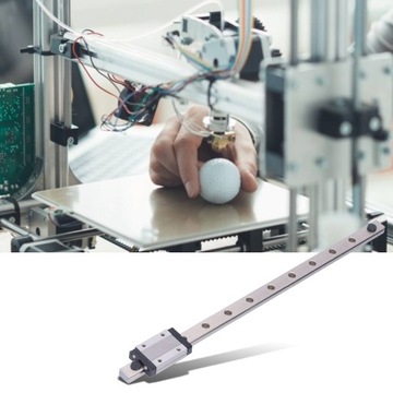 MGN12H ЛИНЕЙНАЯ НАПРАВЛЯЮЩАЯ С ПОДДЕРЖИВАЕМЫМ ВАЛОМ 300 мм ЧПУ