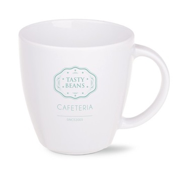 KUBKI REKLAMOWE Z NADRUKIEM Z LOGO -porcelanowy kubek Manhattan 200ml 24SZT