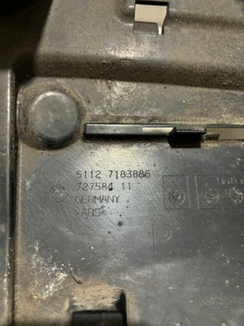 BMW 7 F01 08-15 VÝZTUHA NÁRAZNÍKU ZADNÍ PRAVÝ