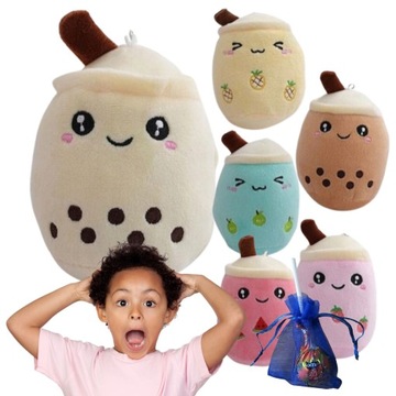 Breloczek Brelok do Kluczy Plecaka Bubble Tea 5 wzorów do Wyboru Zawieszka