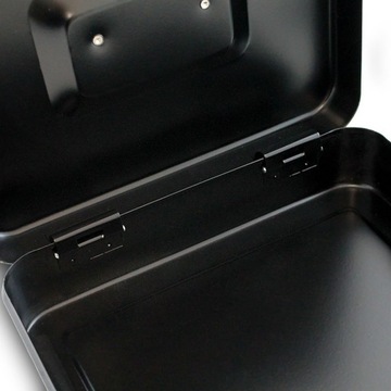 МЕТАЛЛИЧЕСКИЙ СЕЙФ ДЛЯ ДЕНЕГ 25СМ, ЧЕРНЫЙ