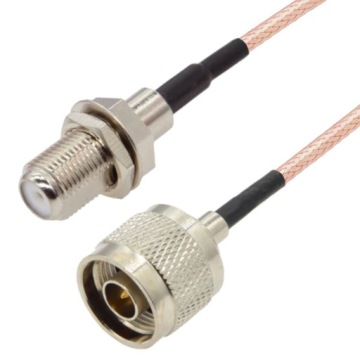 Pigtail F zásuvka N zástrčka RG316 50om 3 m