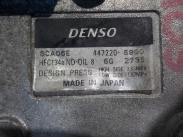 DAIHATSU TERIOS 07R 1.3 86KM K3-VE KOMPRESOR KLIMATIZACE 447220-6900