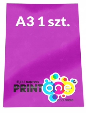 PLAKATY A3 1 / A4 2 szt plakat pełen kolor 130g