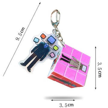 ОРИГИНАЛЬНЫЙ SKIBIDI ТУАЛЕТ ТИТАН ОПИСАТЕЛЬ КЛАССИЧЕСКИЙ КУБИК РУБИКА + БРЕЛОК