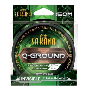 SAKANA ŻYŁKA Q-GROUND ZIELONA 0,20mm x 150m