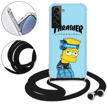Etui Crossbody do SAMSUNG S22 PLUS Kreskówki Wzory