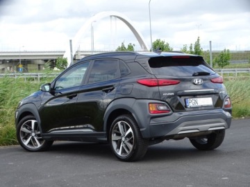 Hyundai Kona I Crossover 1.6 T-GDI 177KM 2019 Hyundai Kona Premium 4x4 Grzana Kierownica Wentylowane Fotele Kamera, zdjęcie 3
