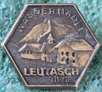 ODZNAKA TURYSTYCZNA LEUTASCH AUSTRIA TIROL GÓRY