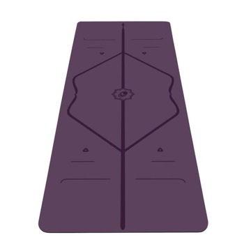 Mata do jogi LIFORME Ekologiczna Unikalna Fiolet 185 x 68 cm