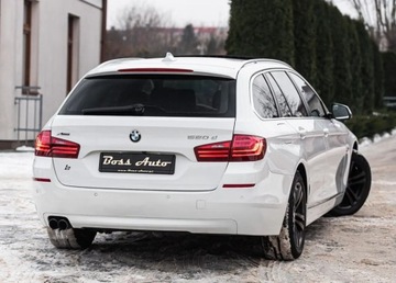 BMW Seria 5 F10-F11 Limuzyna 520d 184KM 2014 BMW Seria 5 520d X-drive LCI Led Xenon Navi Camera Panorama Skora Full, zdjęcie 11