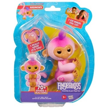 FINGERLINGS INTERAKTYWNA MAŁPKA NA PALEC HARMONY