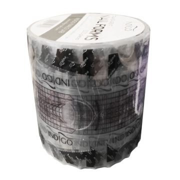 50x SZABLON CLEAR do przedłużania paznokci Indigo