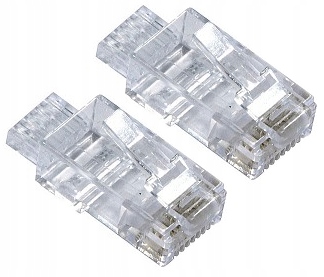 Wtyk nieekranowany RJ-45 Skrętka U/UTP UTP Drut
