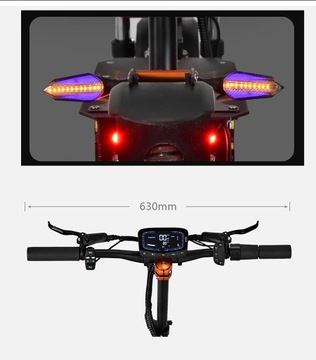 Электрический самокат складной Cheevalry S10 70 км/ч 130 км 3200 Вт 33 Ач PL