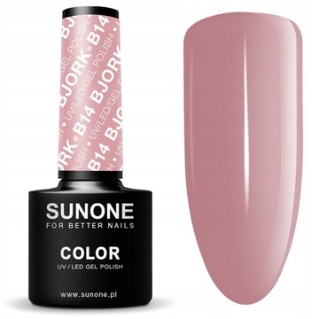 SUNONE LAKIER HYBRYDOWY B14 BJORK BEŻOWY BRĄZOWY RÓŻOWY NUDE UV/LED ML 5G