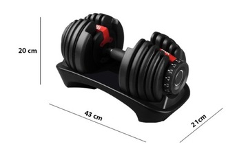 РЕГУЛИРУЕМЫЕ ЧУГУННЫЕ гантели 2,5–24 кг + ПОДСТАВКА быстрая и плавная регулировка