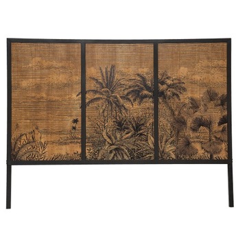 Wezgłowie zagłówek Safari liście palmy 160x120 cm
