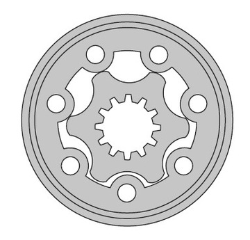 Гидравлический двигатель M+S Hydraulic MP200CD