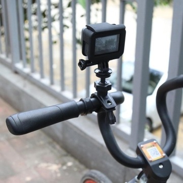 Держатель 1/4 с головкой на 360 градусов для велосипедного руля GoPro
